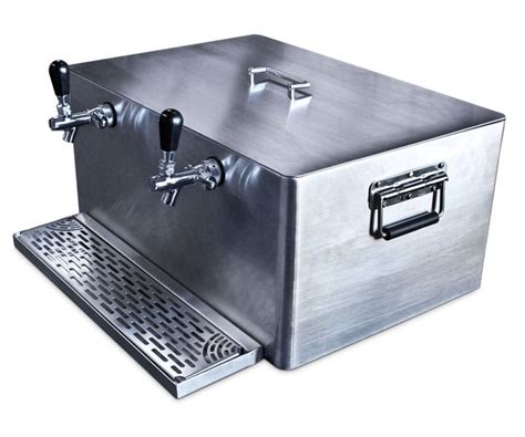 stainless steel beer jockey box|4 tap jockey box.